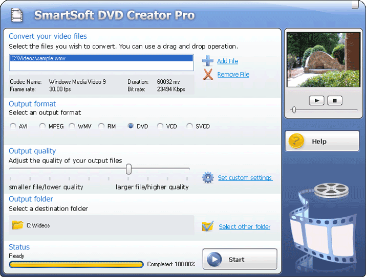 #1 Smart DVD Creator Screenshot